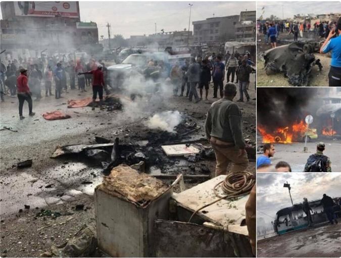 Đánh bom liều chết ở Iraq, ít nhất 32 người thiệt mạng