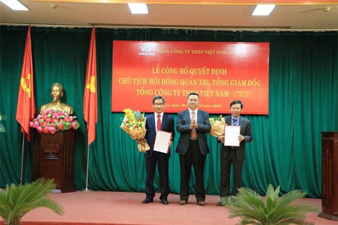 Tổng công ty Thép Việt Nam có tân Chủ tịch, Tổng giám đốc
