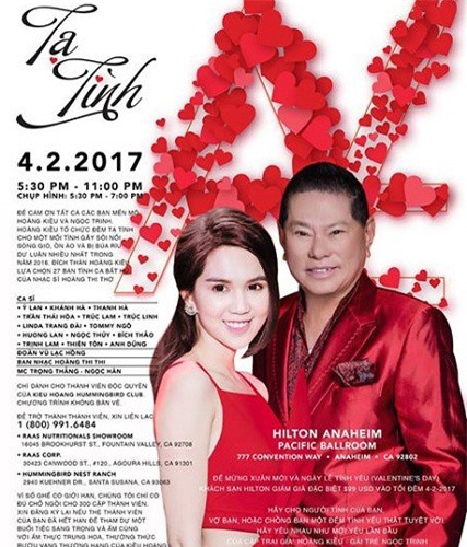 Ngọc Trinh - Hoàng Kiều: Tỷ phú 72 tuổi tổ chức đêm nhạc tri ân