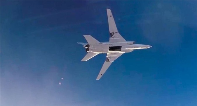 Nga đáp trả cáo buộc chiến cơ áp sát tiêm kích Mỹ trên bầu trời Syria