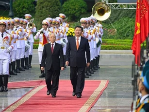Tổng Bí thư Nguyễn Phú Trọng bắt đầu chuyến thăm Trung Quốc