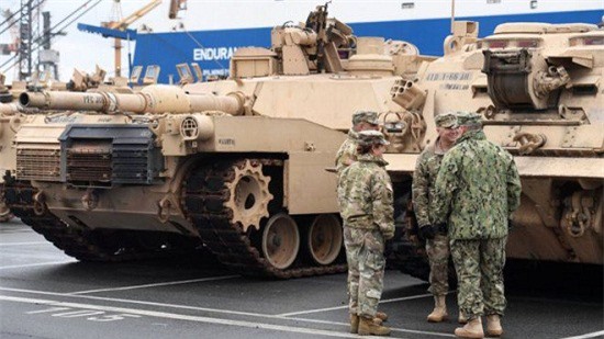 Mỹ triển khai 3.000 quân cùng xe tăng, thiết giáp tới Ba Lan