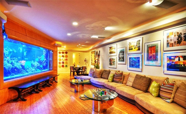 Đặt bể cá trong phòng khách theo phong thủy thế nào? 