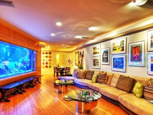 Đặt bể cá trong phòng khách theo phong thủy thế nào?