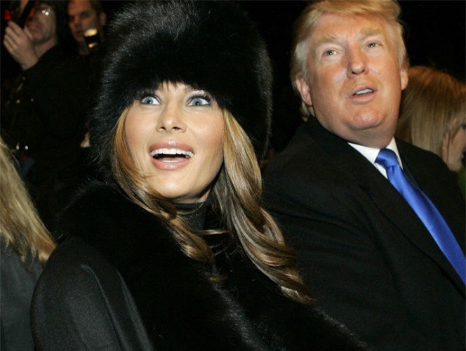   Nữ ca sĩ Nga tặng áo lông thú cho bà Melania Trump