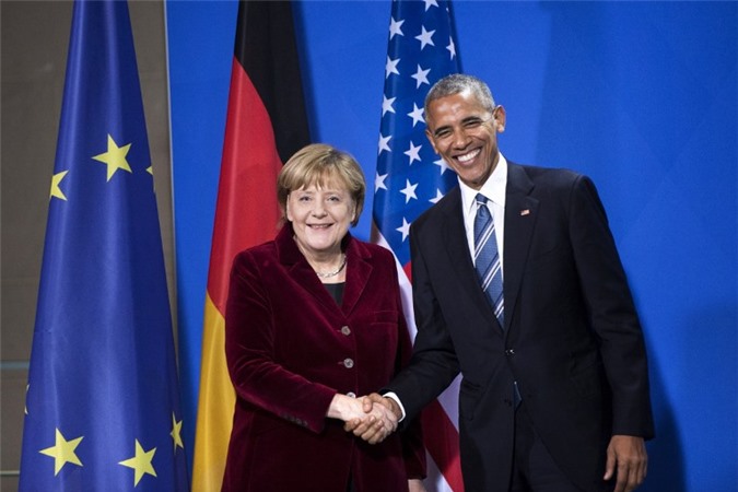 Obama, Merkel ngầm trách Donald Trump
