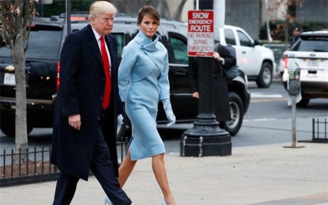 Ông Trump và vợ đã rời tư gia đến dự lễ nhậm chức