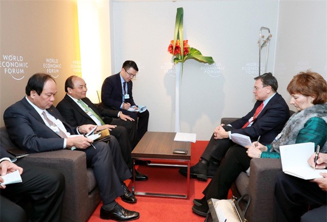 Thủ tướng kết thúc chuyến tham dự Hội nghị WEF tại Davos