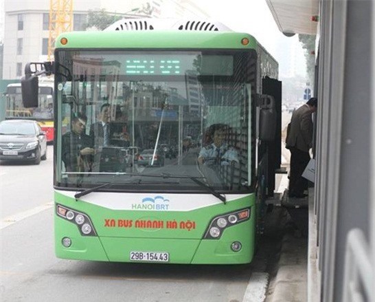 Buýt nhanh phục vụ miễn phí Tết nguyên Đán