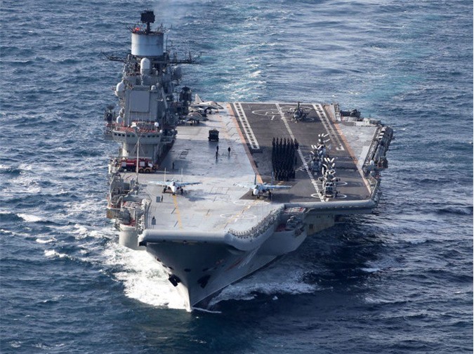 Nga đáp trả Anh về sự "xấu hổ" của "Đô đốc Kuznetsov"