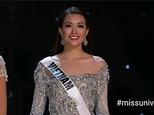 Lệ Hằng tự tin trong đêm bán kết Miss Universe 2016