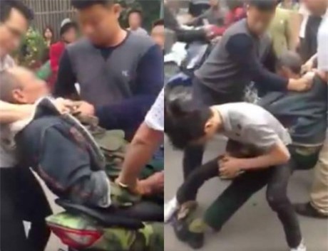 Đề nghị truy tố nhóm người đánh thương binh già giữa đường