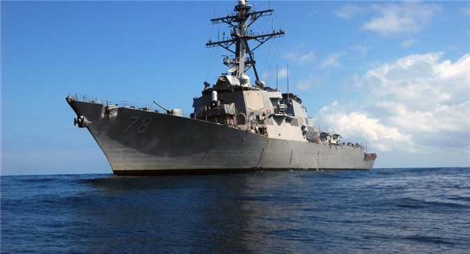 Tàu khu trục Porter của Hải quân Mỹ tiến vào Biển Đen