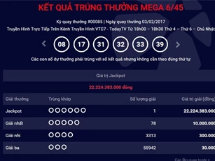 Xuất hiện người thứ 14 trúng xổ số Vietlott, "ẵm" 22 tỷ đồng