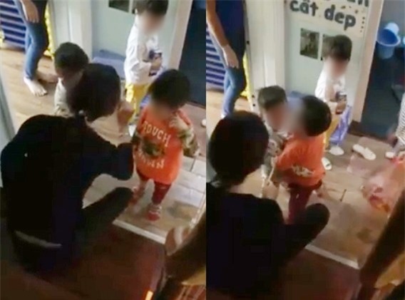 Vụ giáo viên dùng dép đánh trẻ: Tạm đình chỉ trường mầm non Sen Vàng