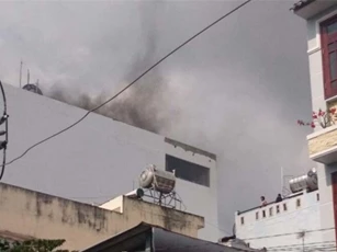 TP. HCM: Cháy khách sạn Ruby, nhiều người hô hoán tháo chạy