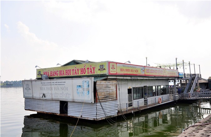 Hà Nội chấm dứt hoạt động kinh doanh dịch vụ trên Hồ Tây