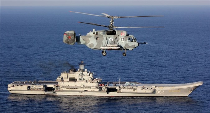 Nga rút tàu sân bay Đô đốc Kuznetsov tham chiến ở Syria về nước