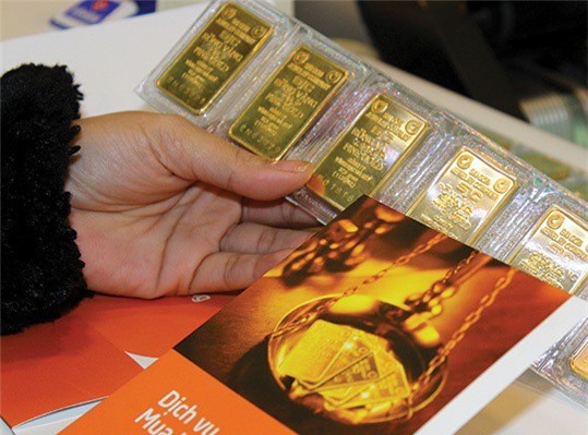 Giá vàng SJC đi xuống ngày đầu tuần