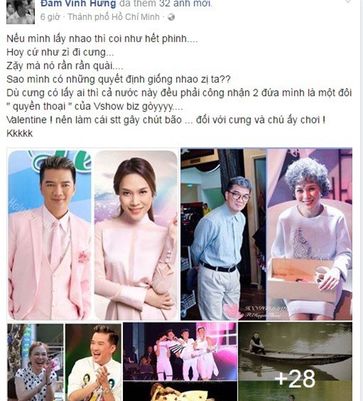 Đàm Vĩnh Hưng gây sốc với trạng thái về Mỹ Tâm