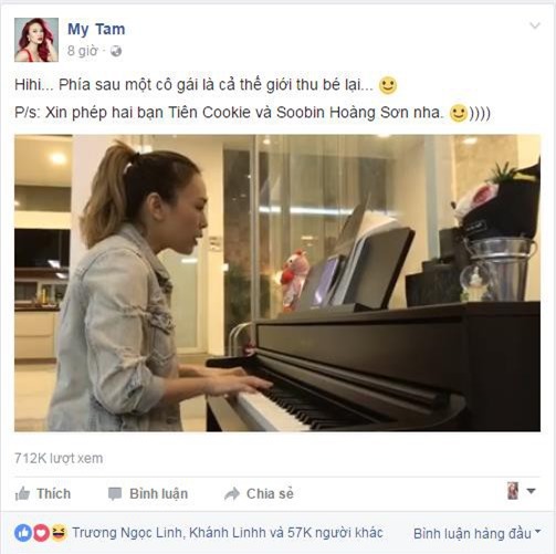 Mỹ Tâm cover "Phía sau một cô gái" giữa ồn ào vi phạm bản quyền