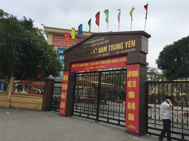 Tin mới nhất vụ học sinh bị gãy chân ở trường Nam Trung Yên