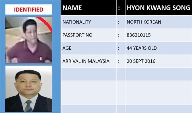 Vụ Kim Jong-nam: Malaysia xác định thêm 2 nghi phạm Triều Tiên