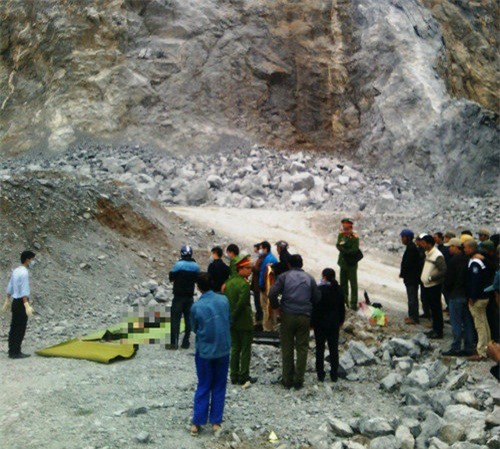 Tai nạn mỏ đá, người đàn ông chết thảm khi rơi từ độ cao 50m