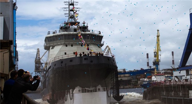 Tàu quân sự Ilya Muromets gia nhập hạm đội Hải quân Nga