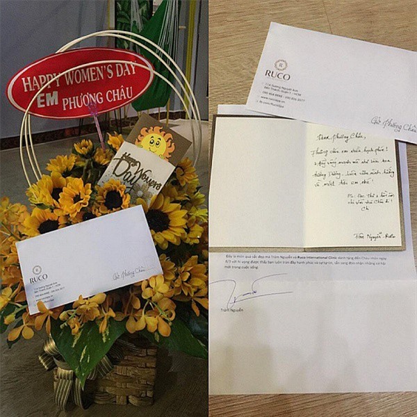 Lý Phương Châu nhận quà trị giá 500 triệu đồng ngày 8/3