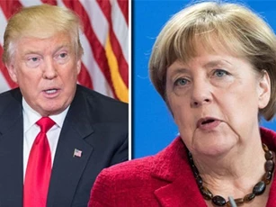 Trump và Merkel lần đầu chạm mặt tại Nhà Trắng