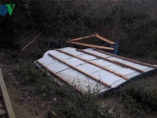 Xuất hiện mưa đá tại khu vực giáp ranh Điện Biên và Sơn La