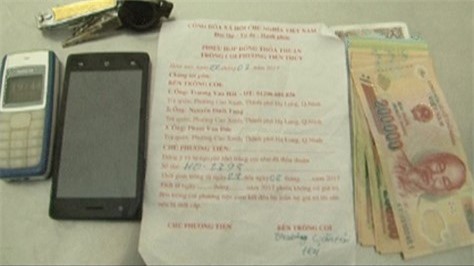 Thu tiền bảo kê tại cảng Cái Lân, 2 thanh niên bị bắt giữ