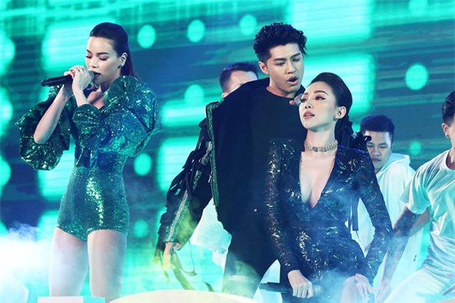 Hồ Ngọc Hà, Noo Phước Thịnh, Tóc Tiên "bùng cháy" trên sân khấu