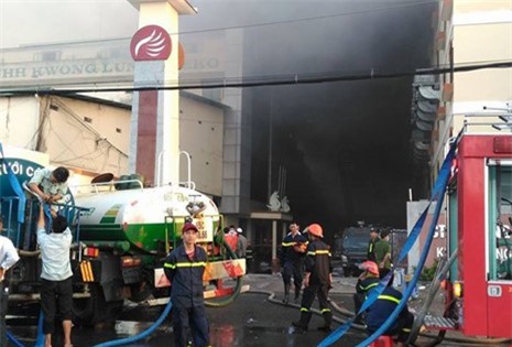 Đám cháy khu công nghiệp Trà Nóc, Cần Thơ đã được dập tắt