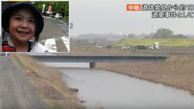 Thi thể bé gái Việt Nam tại Nhật sau 2 ngày mất tích