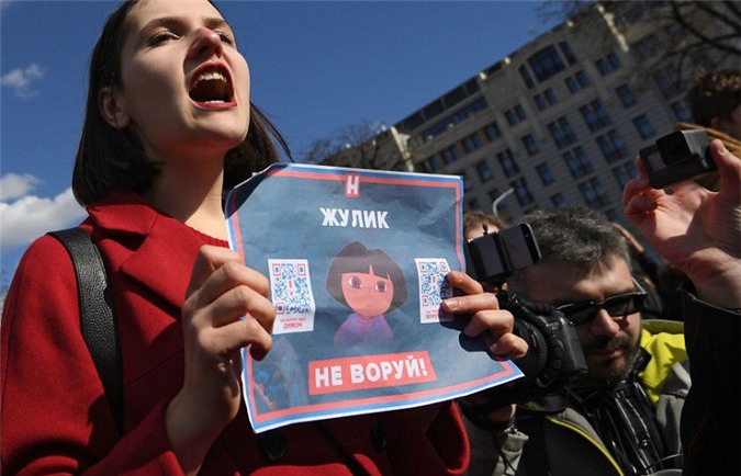 Điện Kremlin tôn trọng công dân bày tỏ quan điểm