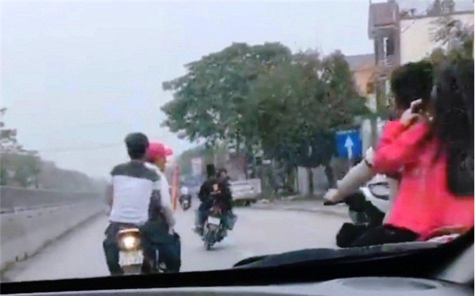 Phạt 43 triệu nhóm thanh niên rước dâu lạng lách, đánh võng