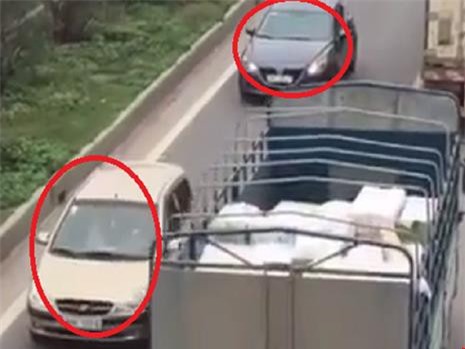 Xác định được 3 ôtô ngang nhiên đi ngược chiều trên cao tốc