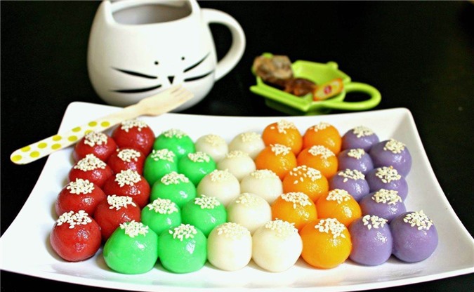 Bí quyết làm bánh trôi ngũ sắc cực ngon ngày Tết Hàn thực