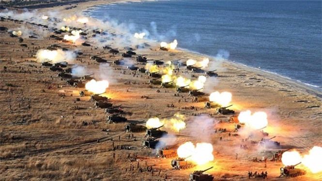 Triều Tiên cảnh báo tấn công phủ đầu cả Mỹ và Hàn Quốc