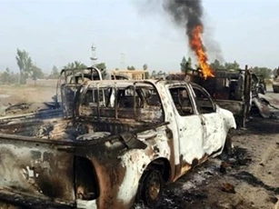 Quân đội Syria phục kích, làm bốc cháy hàng loạt xe quân sự của IS ở Hama