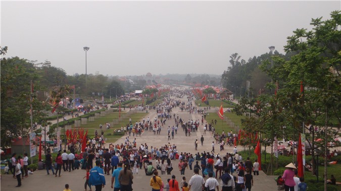 Lễ hội Đền Hùng Đinh Dậu 2017: Gần 3.000 người làm công tác vệ sinh môi trường