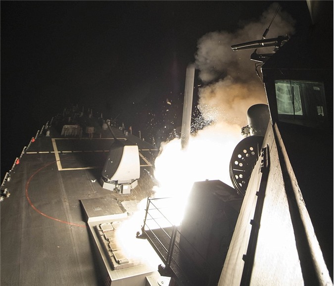 Mỹ nã 59 tên lửa Tomahawk vào Syria, WPC phản ứng gay gắt