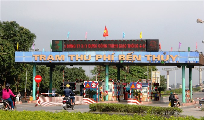 Miễn phí qua trạm đối với người dân gần cầu Bến Thủy từ 20/4