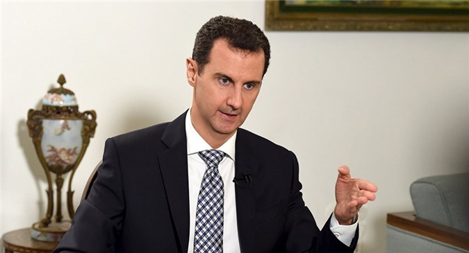 Assad: ''Vũ khí hóa học là cái cớ để Mỹ tấn công quân đội Syria''