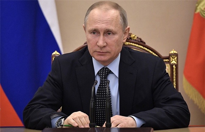 Kremlin tiết lộ tổng thu nhập của Putin trong năm 2016