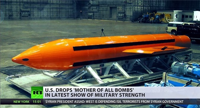 Мать всех бомб. GBU-43/B massive Ordnance Air Blast. ГБУ 43 бомба. Moab бомба.