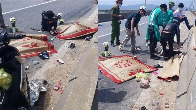 Va chạm với xe đầu kéo, bà bầu cùng con nhỏ chết thảm