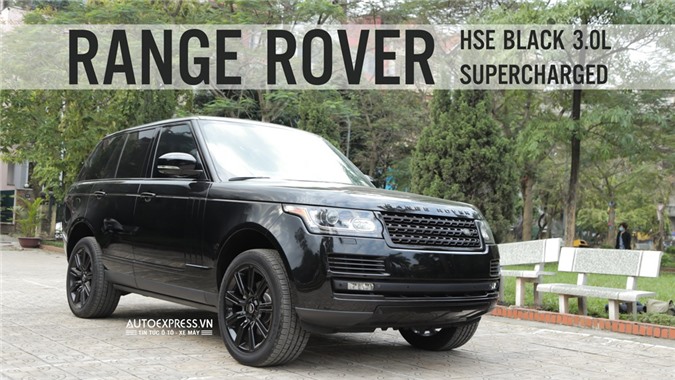Soi kỹ hàng hiếm Range Rover HSE Black 3.0L Supercharged nhập Mỹ tại Hà Nội [VIDEO]